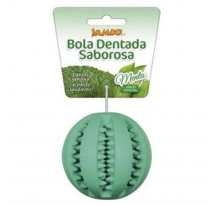 Brinquedo para Cachorro Bola dentada Sabor Menta -  G