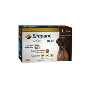 Antipulgas Simparic Cães de 40.1 à 60kg 1 Comprimido