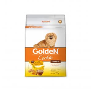 Biscoito Premier Pet Golden Cookie Banana Aveia e Mel para Cães Adultos 350g