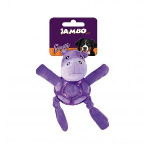 Brinquedo para Cães Pelúcia Net Ball Hipopotamo Jambo Pet