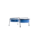 comedouro-aramado-duplo--aluminio-mini-azul-1-2-l---nf-pet 3