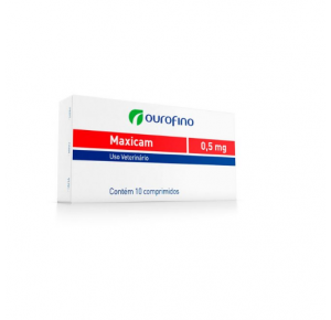 Maxicam Ourofino 0,5mg - blíster com 10 comprimidos