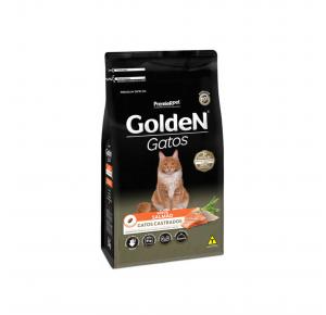 Ração Golden Gatos Adultos Castrados Salmão 3kg