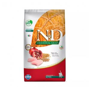 Ração N&D Ancestral Grain Frango Gatos Filhotes 1,5kg