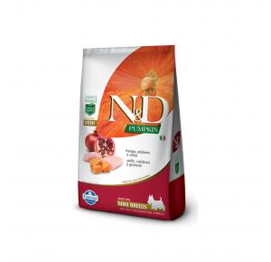 Ração N&D Pumpkin para Cães Adultos Raças Mini sabor Frango 2.5kg