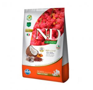 Ração N&D Quinoa Skin & Coat Peixe para Cães Adultos 2,5kg