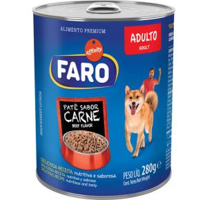 Ração Úmida Faro para Cães Adultos Sabor Carne 280g