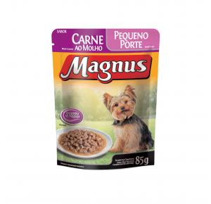 Ração Úmida Magnus Cães Adultos Pequenos Carne 85gr Adimax