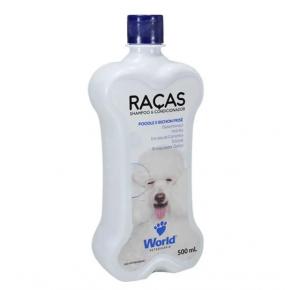 Shampoo e Condicionador World Raças Para Cães Poodle e Bichon Frisé 500ml