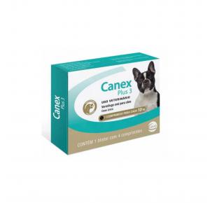 Vermifugo Canex Plus até 10kg com 4 Comprimidos Ceva