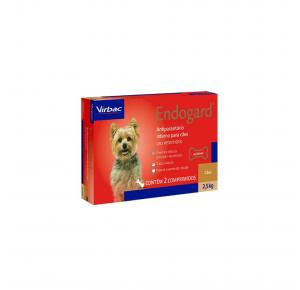 Vermífugo Endogard para Cães até 2.5kg com 2 Comprimidos Virbac
