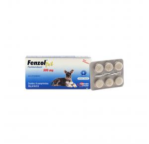 Vermífugo Fenzol com 6 Comprimidos Agener União 500mg