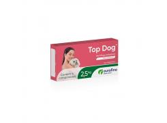 Vermífugo Top Dog para Cães de até 2.5kg com 4 Comprimidos Ourofino