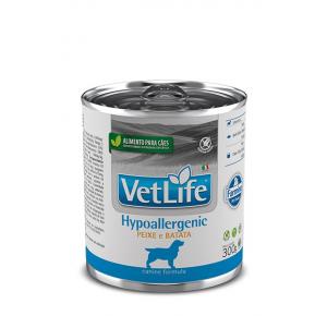 Ração Úmida Farmina Vet Life Hypoallergenic Peixe e Batata para Cães 300g