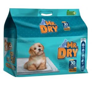 Tapete Higiênico Mr Dry Para Cães 60x60 - Com 30 Unidades